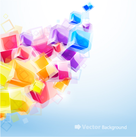 free vector Colorful abstract elements 01 vector